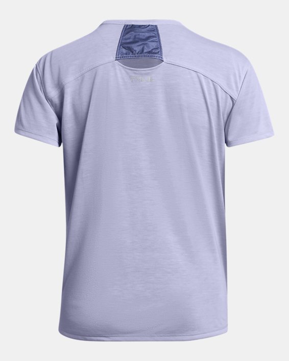 Damska koszulka z krótkim rękawem UA Launch Trail, Purple, pdpMainDesktop image number 4